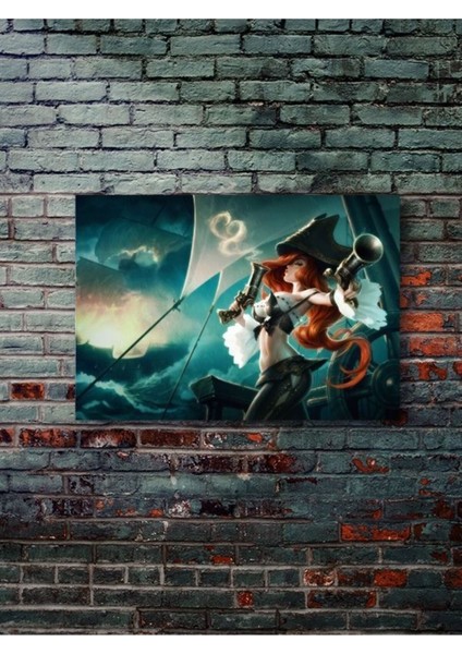 Miss Fortune - Oyun Posterleri, Özel Tasarım Kağıt Poster