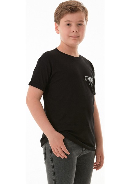 Own Way Yazı Baskılı Erkek Çocuk Tişört fırsatları