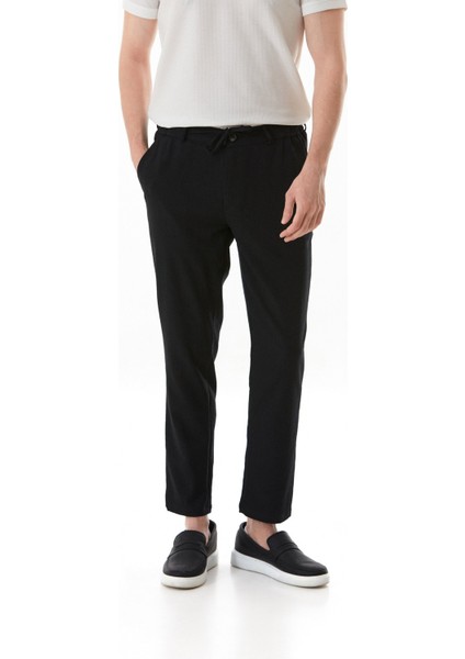 Beli Bağcıklı Jogger Pantolon