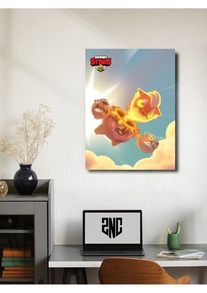 Brawl Stars, Eşsiz Tasarım Oyun, Karakter Posterleri, Özel Tasarım Kağıt Poster fiyatları