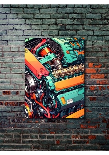 Motor Posterleri, Eşsiz Tasarım Otomobil ve Motosiklet Posterleri, Özel Tasarım Kağıt Poster