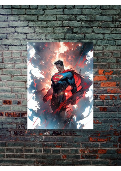 Superman, Dizi, Film ve Karakter Özel Tasarım Poster Serisi, Eşsiz Tasarım, Karakter Posterleri,