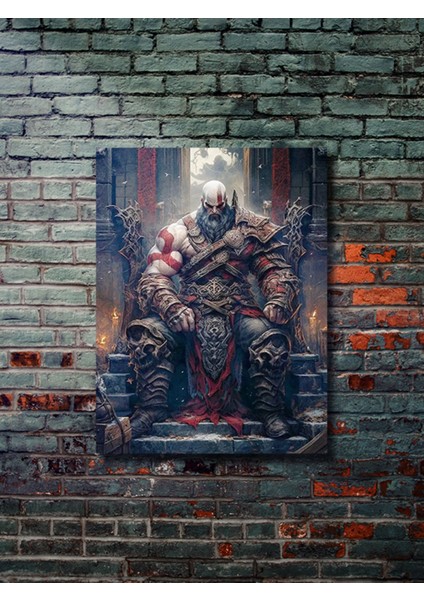 Kratos - God Of War - Gaming Posterleri, Özel Tasarım Kağıt Poster, Duvar Sanatı