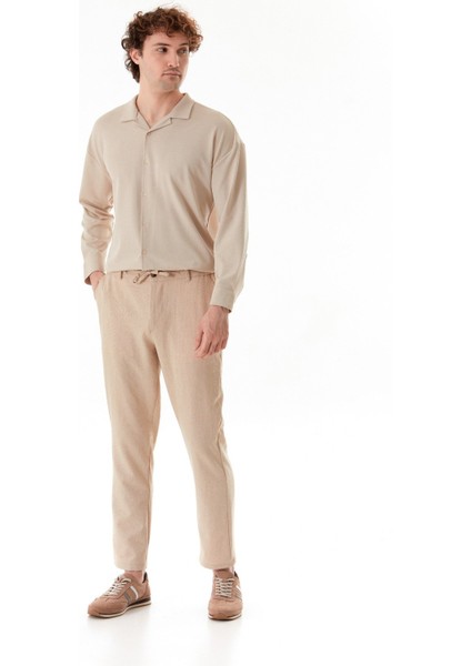 Beli Bağcıklı Jogger Pantolon