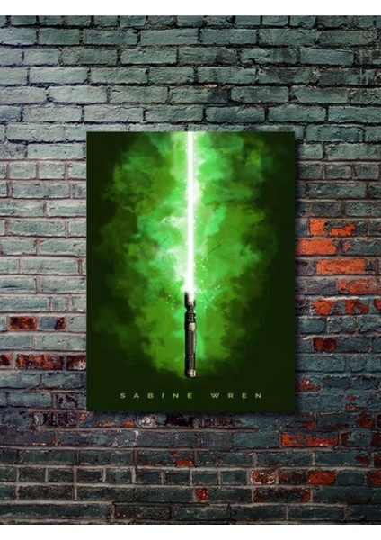 Sabine Wren, Starwars Işın Kılıcı Koleksiyon, Film ve Karakter Özel Tasarım Poster Serisi