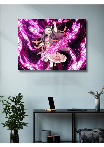 Nezuko - Demon Slayer - Anime & Manga Posterleri, Özel Tasarım Kağıt Poster