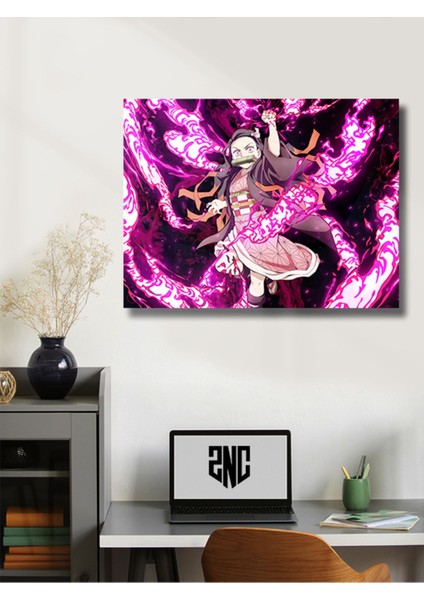 Nezuko - Demon Slayer - Anime & Manga Posterleri, Özel Tasarım Kağıt Poster