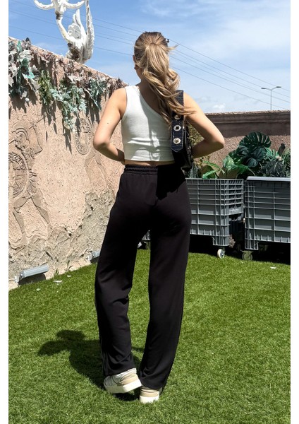 Kadın Paça Çıtçıtlı Geniş Paça Eşofman Altı 3037 fırsatları