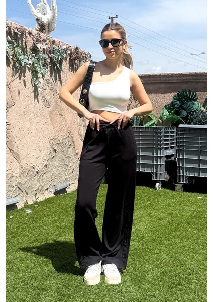 Kadın Paça Çıtçıtlı Geniş Paça Eşofman Altı 3037 indirimleri