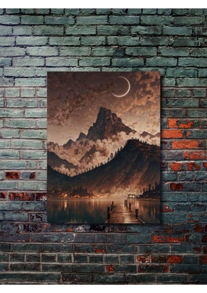 Manzara, Doğa Temalı Poster, Özel Tasarım Kağıt Poster, Duvar Sanatı