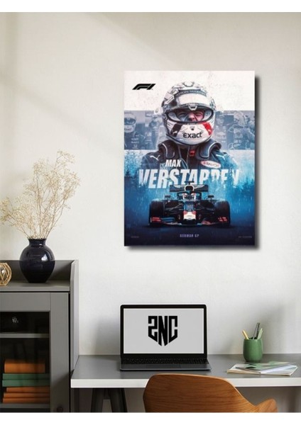 Max Verstappe - Formula -1 - Eşsiz Tasarım Otomobil Posterleri, Özel Tasarım Kağıt Poster fiyatları
