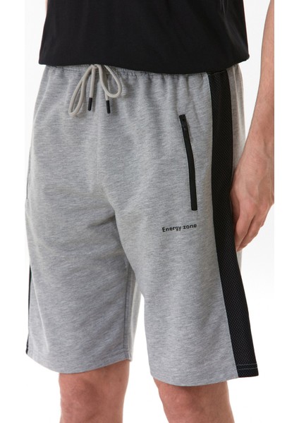 Beli Lastikli Cebi Fermuarlı Şort indirimleri