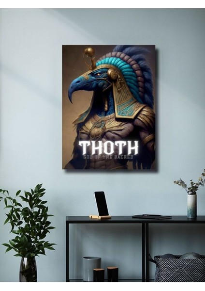 Thoth - Eşsiz Tasarım Mısır Tanrıları, Mitoloji, Karakter Posterleri, Özel Tasarım Kağıt Poster, modelleri