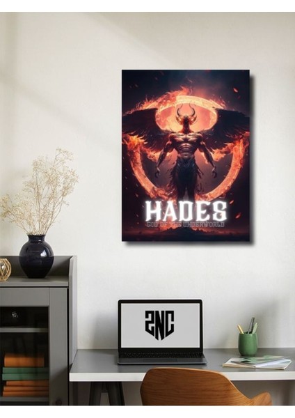 Hades - Eşsiz Tasarım Yunan Tanrıları, Mitoloji, Karakter Posterleri, Özel Tasarım Kağıt Poster, fiyatları