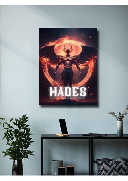 Hades - Eşsiz Tasarım Yunan Tanrıları, Mitoloji, Karakter Posterleri, Özel Tasarım Kağıt Poster, modelleri