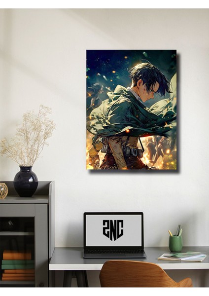 Levi - Attack On Titan - Anime & Manga Posterleri, Özel Tasarım Kağıt Poster, Duvar Sanatı modelleri