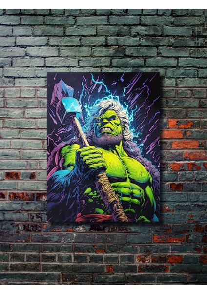 Thor, Hulk, Eşsiz Tasarım Tarih, Mitoloji, Karakter Posterleri, Özel Tasarım Kağıt Poster,