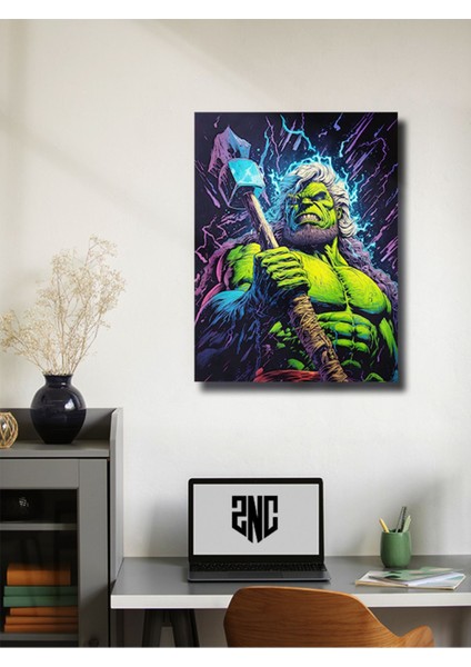 Thor, Hulk, Eşsiz Tasarım Tarih, Mitoloji, Karakter Posterleri, Özel Tasarım Kağıt Poster, modelleri