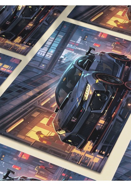 Honda Civic Type R, Eşsiz Tasarım Otomobil Posterleri, Özel Tasarım Kağıt Poster, Duvar Sanatı fırsatları