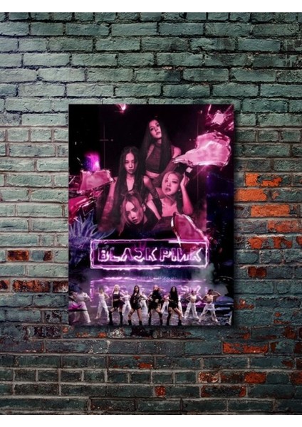 Black Pink - Müzik & Grup Posterleri, Özel Tasarım Kağıt Poster, Duvar Sanatı