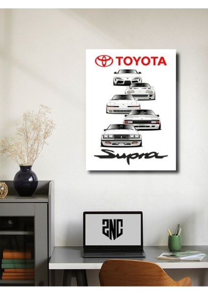 Toyota - Supra Serisi - Eşsiz Tasarım Motosiklet Posterleri, Özel Tasarım Kağıt Poster fiyatları