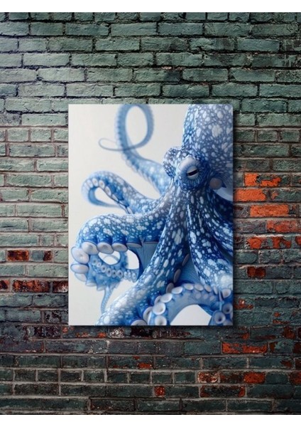Etkileyici Ahtapot, Hayvanlar Alemi Posteri, Özel Tasarım Kağıt Poster, Duvar Sanatı