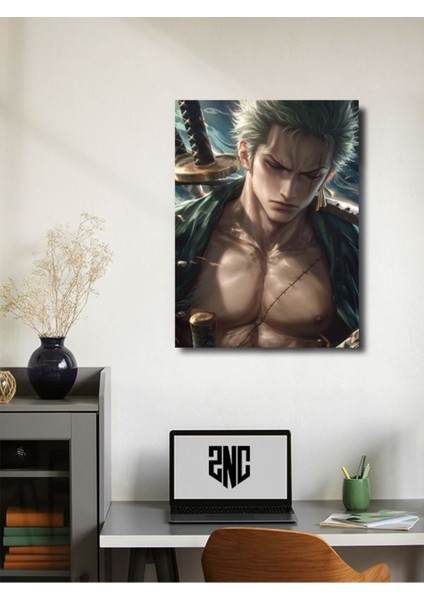 Zoro - One Piece, Özel Tasarım Kağıt Poster, Duvar Sanatı, fiyatları