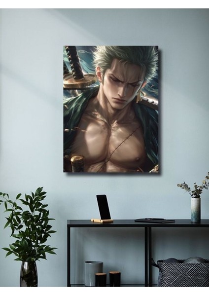 Zoro - One Piece, Özel Tasarım Kağıt Poster, Duvar Sanatı, modelleri