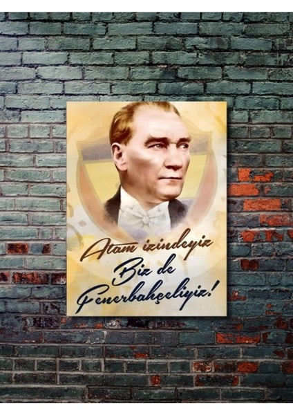 Atatürk, - Önemli Kişiler, Tarihi Kişiler, Özel Tasarım Kağıt Poster, Duvar Sanatı