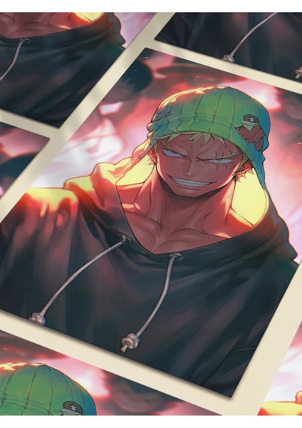 Zoro - One Piece - Anime Posterleri, Özel Tasarım Kağıt Poster, Duvar Sanatı fırsatları