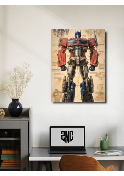 Optimus Prime - Transformers - Dizi, Film ve Karakter Özel Tasarım Poster Serisi, Eşsiz Tasarım, fiyatları