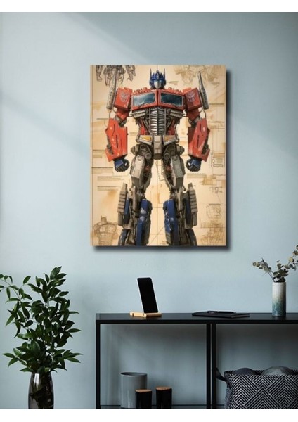 Optimus Prime - Transformers - Dizi, Film ve Karakter Özel Tasarım Poster Serisi, Eşsiz Tasarım, modelleri