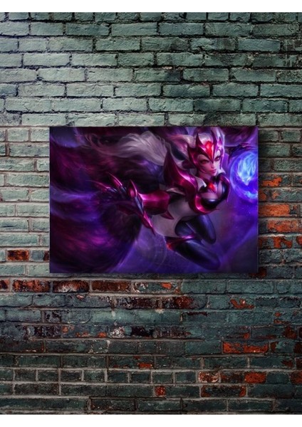 Ahri - Gaming Posterleri, Özel Tasarım Kağıt Poster