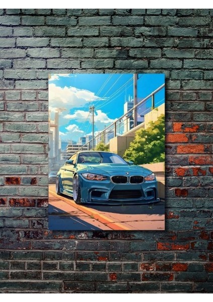 M3 - Bmw - Eşsiz Tasarım Otomobil Posterleri, Özel Tasarım Kağıt Poster