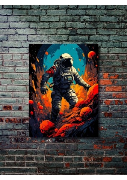 Uzay Teması Özel Tasarım Kağıt Poster, Eşsiz Tasarım Tarih, Mitoloji, Karakter Posterleri,