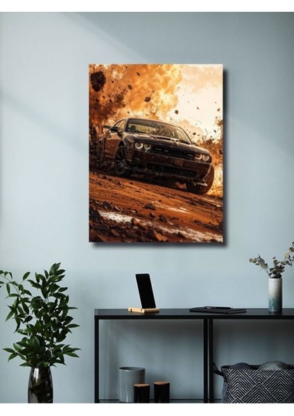 Dodge Charger Srt, Eşsiz Tasarım Otomobil Posterleri, Özel Tasarım Kağıt Poster modelleri