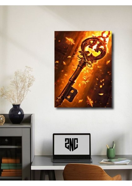Key - Attack On Titan, Anime - Manga Serisi, Özel Tasarım Kağıt Poster, Duvar Sanatı fiyatları