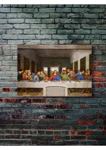 Son Akşam Yemeği - Leonardo Da Vinci, Tarihi Tablo Posterleri, Özel Tasarım Kağıt Poster,