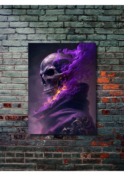 Ghost Rider - Marvel - Dizi, Film ve Karakter Özel Tasarım Poster Serisi, Eşsiz Tasarım,