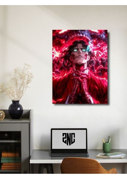 Eren Jaegerr - Attack On Titan, Anime - Manga Serisi, Özel Tasarım Kağıt Poster, Duvar Sanatı fiyatları