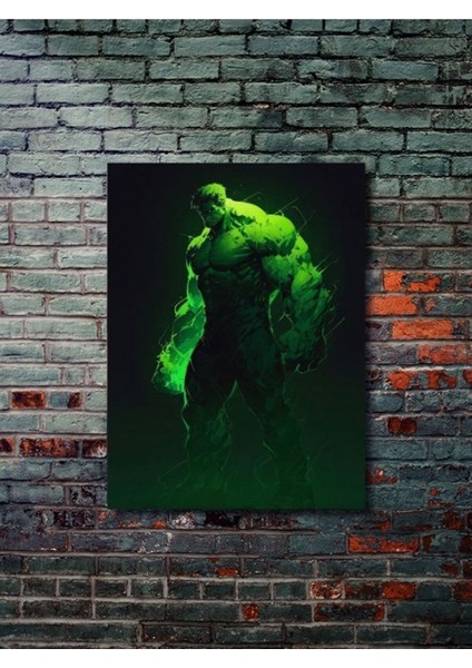 Hulk - Marvel - Film & Dizi Posterleri, Özel Tasarım Kağıt Poster, Duvar Sanatı