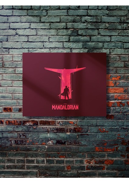 The Mandalorian, Film, Dizi, Karakter Posterleri, Özel Tasarım Kağıt Poster, Duvar Sanatı