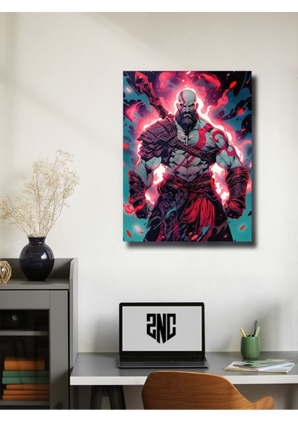 Kratos, God Of War, Eşsiz Tasarım Oyun, Karakter Posterleri, Özel Tasarım Kağıt Poster, Duvar Sanatı modelleri