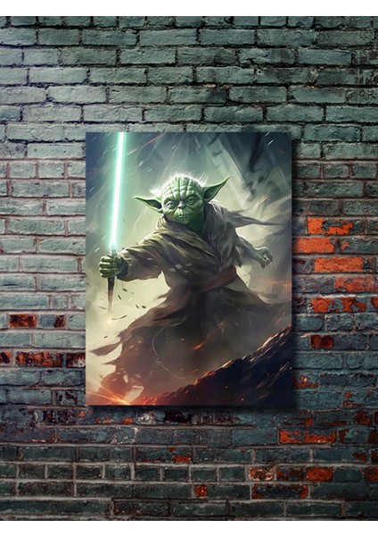 Yoda, Starwars, Dizi, Film ve Karakter Özel Tasarım Poster Serisi, Eşsiz Tasarım,
