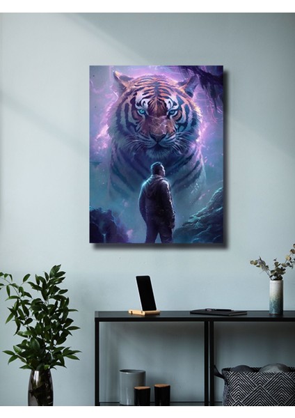 Kaplan Teması, Özel Tasarım Kağıt Poster, Duvar Sanatı fiyatları