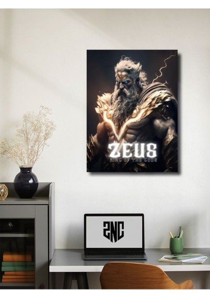 Zeus - Eşsiz Tasarım Yunan Tanrıları, Mitoloji, Karakter Posterleri, Özel Tasarım Kağıt Poster, fiyatları