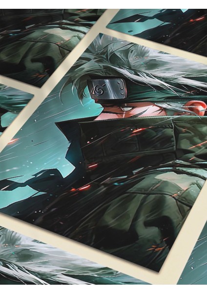 Kakashi Hatake - Naruto - Anime Posterleri, Özel Tasarım Kağıt Poster, Duvar Sanatı fırsatları