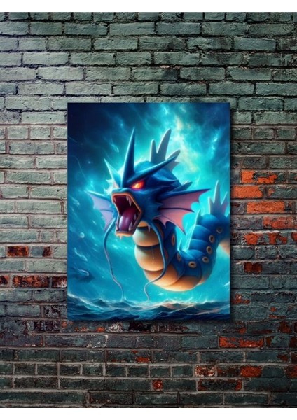 Gyarados - Pokemon - Anime & Manga Posterleri, Özel Tasarım Kağıt Poster