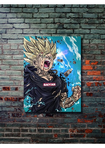 Goku - Dragon Ball - Anime & Manga Posterleri, Özel Tasarım Kağıt Poster
