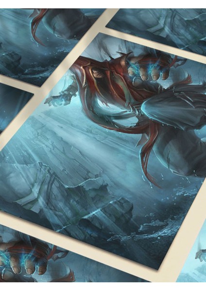 Lee Sin - Oyun Posterleri, Özel Tasarım Kağıt Poster